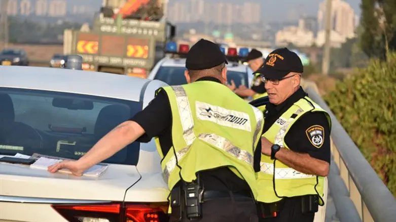 מבצע אכיפה בכביש 6