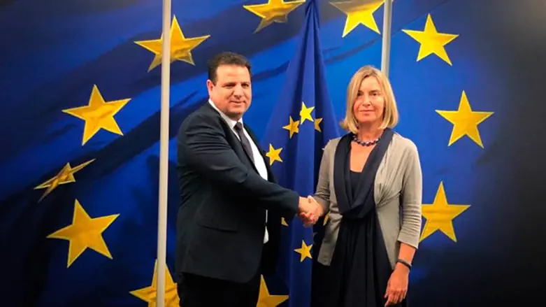 בנו מסלול נסיעה, אחר כך יצאו לתקשורת. ח"כ עודה בבריסל