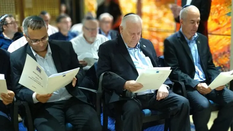 אמירת סליחות בבית הנשיא