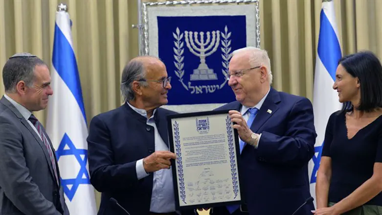 הנשיא ריבלין מקבל את האמנה