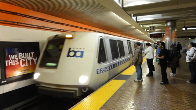 BART train in San Francisco Bay Area