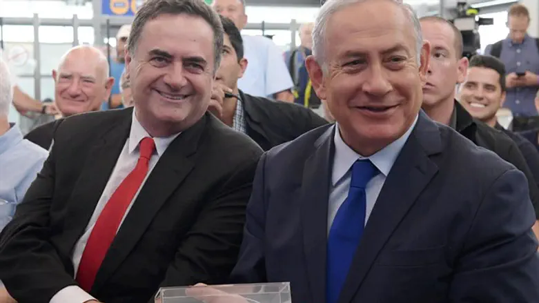 Биньямин Нетаньяху и Исраэль Кац