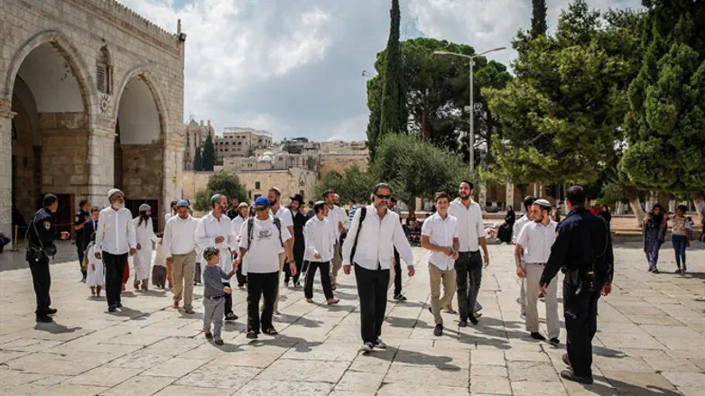 Jews visit Temple Mount, Yom Kippur