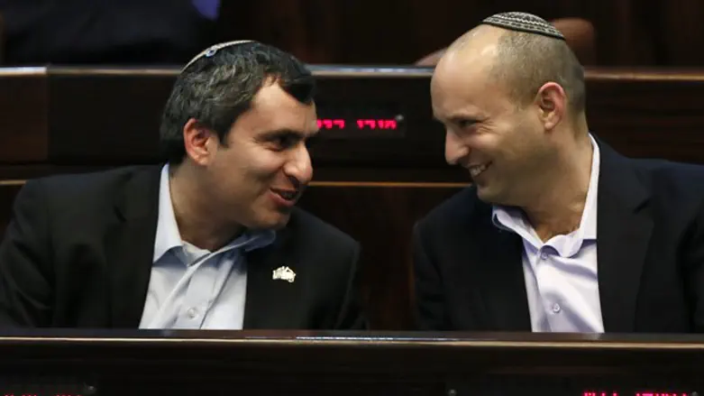 Зеэв Элькин и Нафтали Беннет