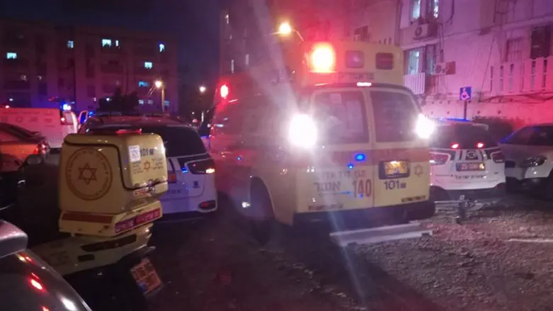 Scene of Kiryat Yam stabbing