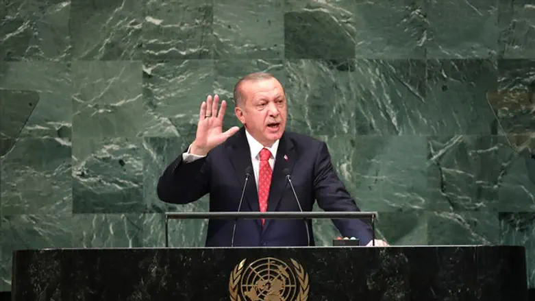Эрдоган на трибуне Генеральной Ассамблеи ООН