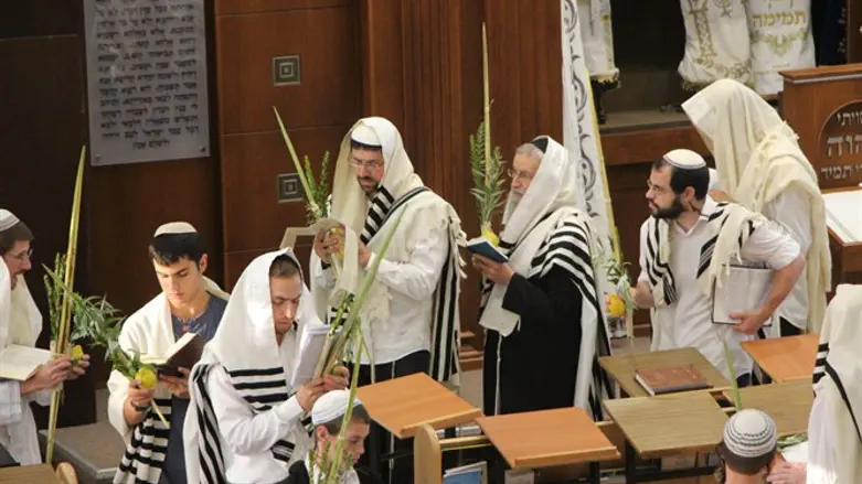 הושענא רבא בישיבת בית אל