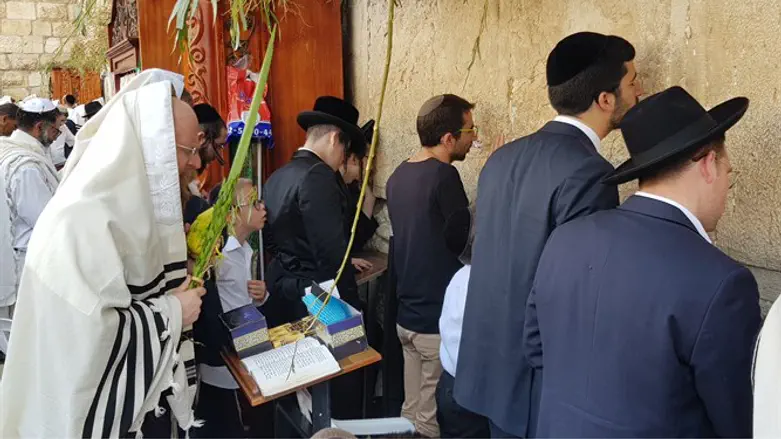 Массовый молебен у Западной Стены