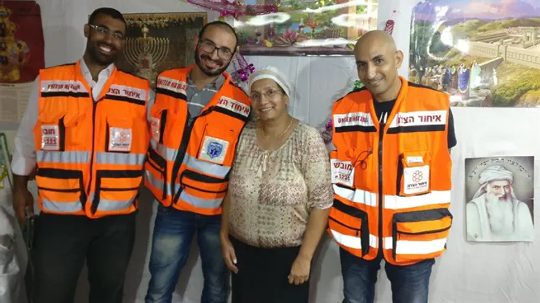 From Right to left - Moshe Mor, Simcha Levi, Tevel Arbel, and Elchanan Hajabi