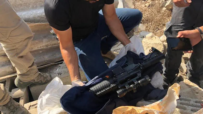 Some of the weapons confiscated