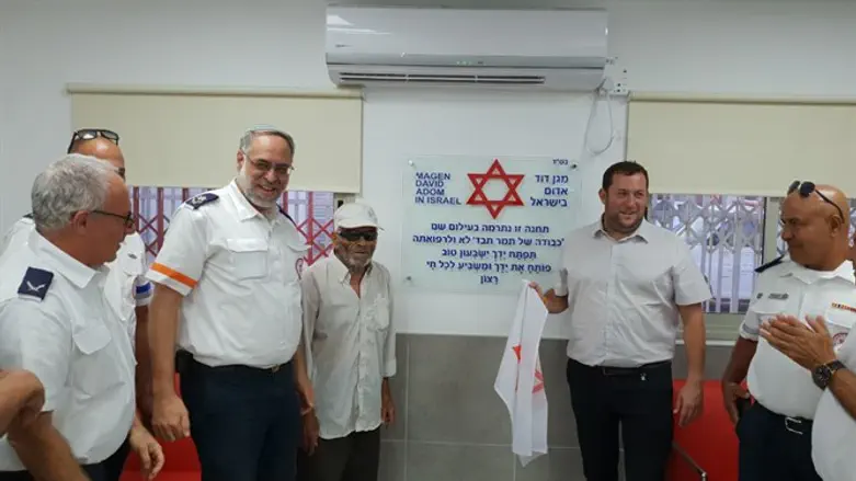 חנוכת נקודת ההזנקה החדשה של מד"א בצפון השומרון