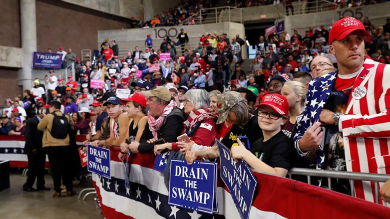 Trump rally in Rochester, Minnesota, in October 2018