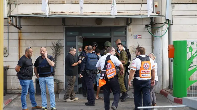 Scene of Barkan shooting attack