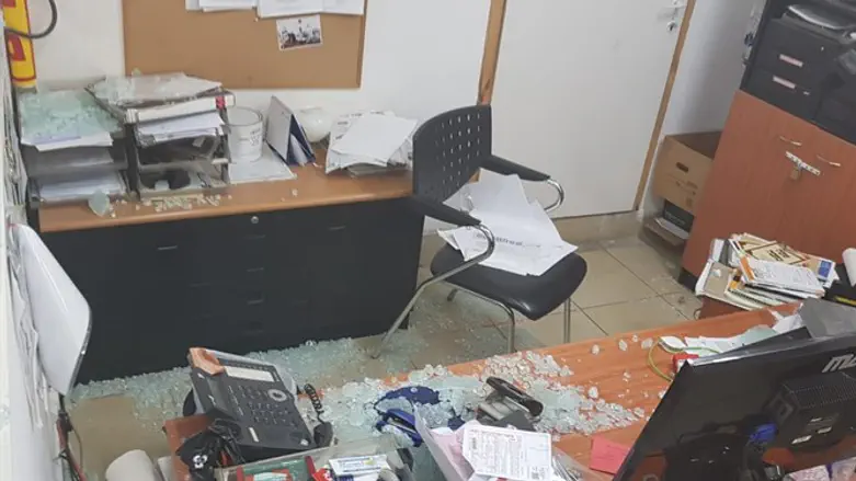 'execution' - the room where 2 were murdered in Barkan 