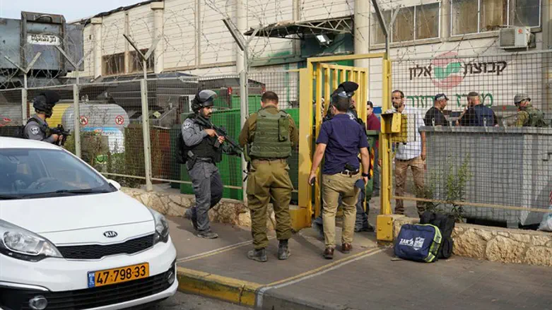 Близ места совершения теракта в Баркане