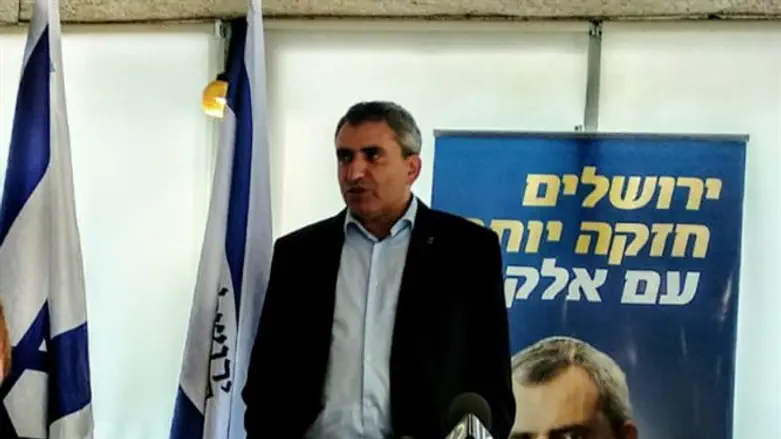 Elkin presents his plan for Jerusalem