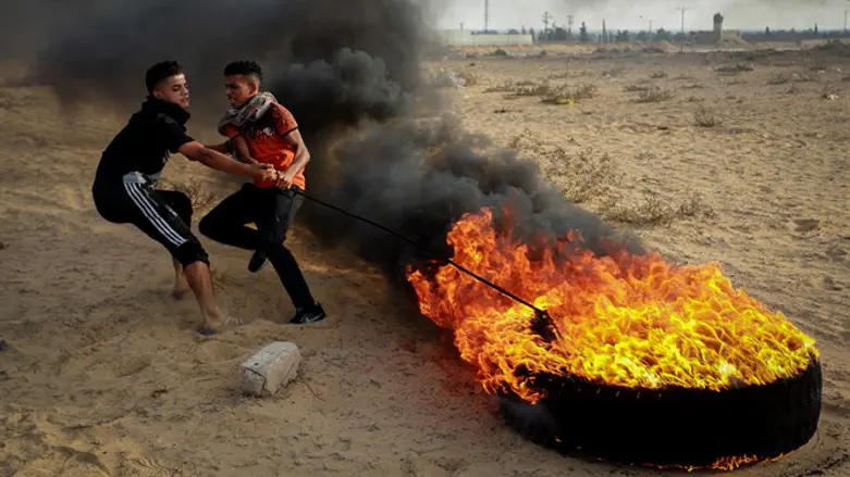 Протестные действия в Газе