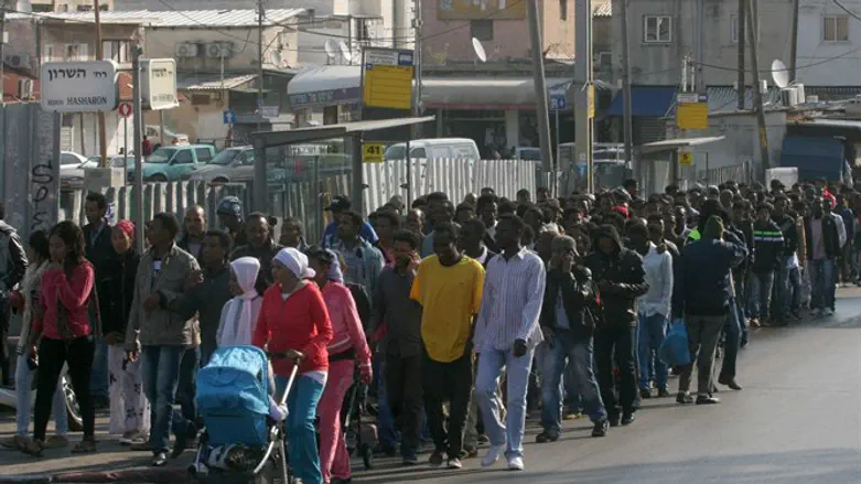 Sudanese in Tel Aviv