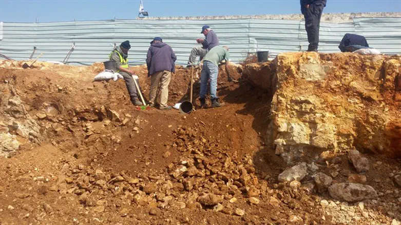 חפירת רשות העתיקות במגרש הרוסים