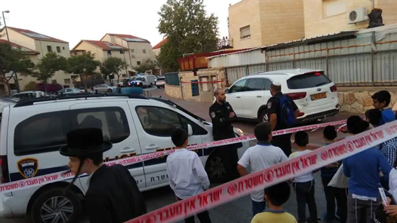 Police cordon off street where package was delivered