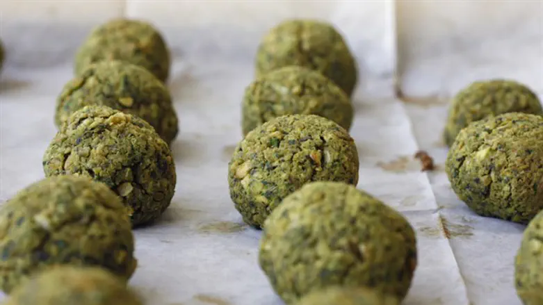 פלאפל ירוק בתנור