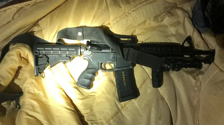 הרובה שנתפס ברשותו של המחבל