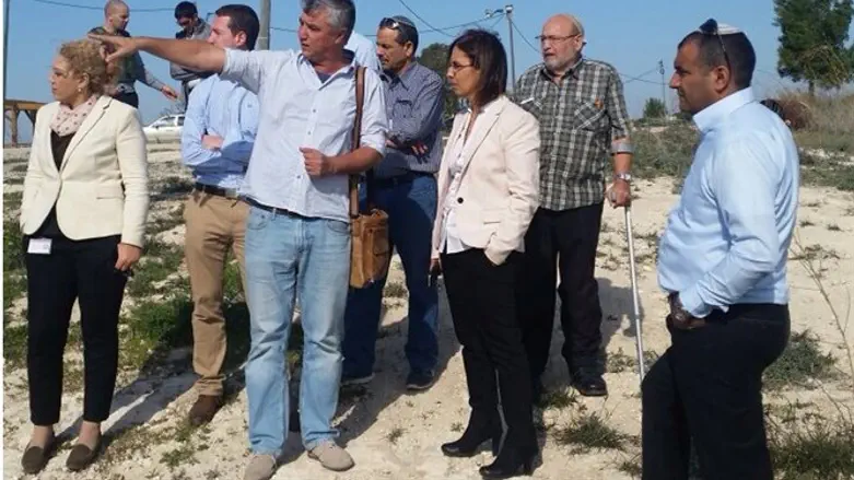 השרה גמליאל בקרני שומרון