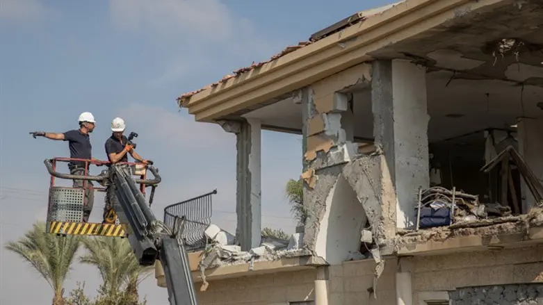 פגיעת הרקטה בבאר שבע