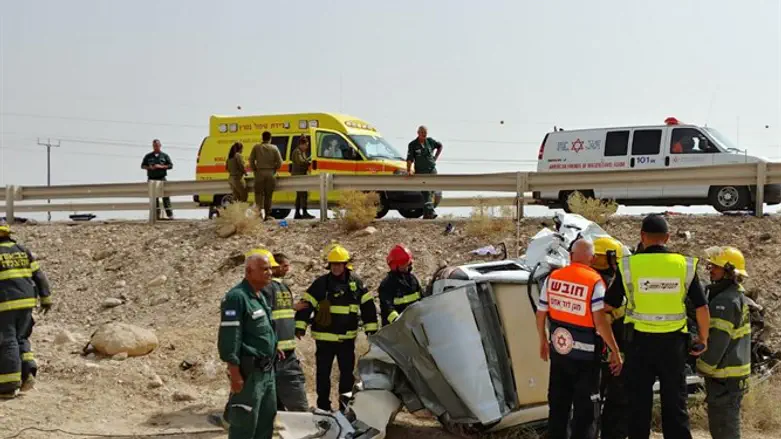 На месте ДТП