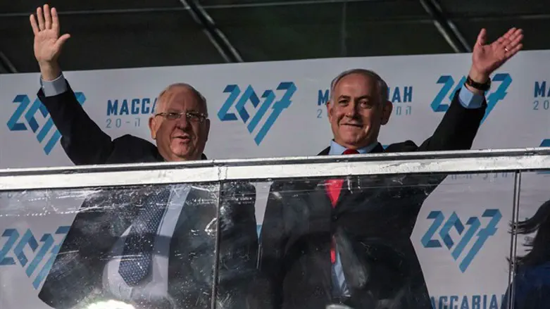 בנימין נתניהו וראובן ריבלין  