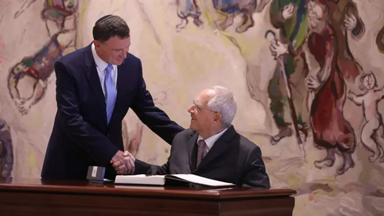 Bundestag president and Knesset Speaker