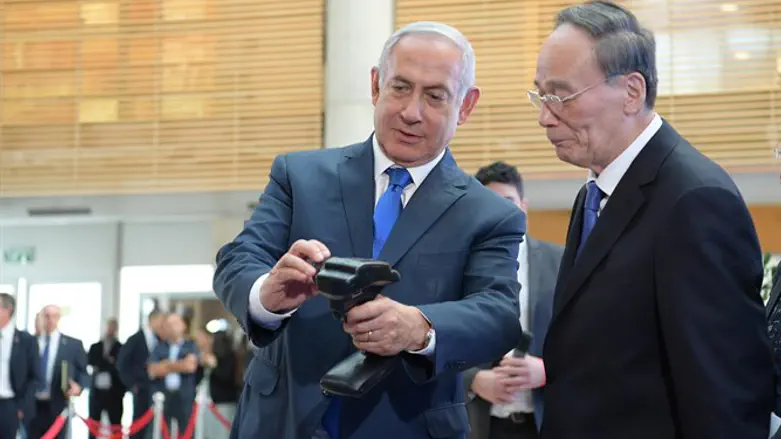 נתניהו וסגן נשיא סין