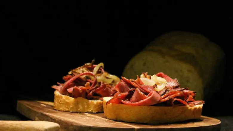Pastrami Bruschetta
