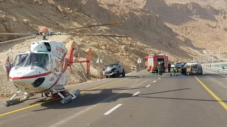 На месте ДТП