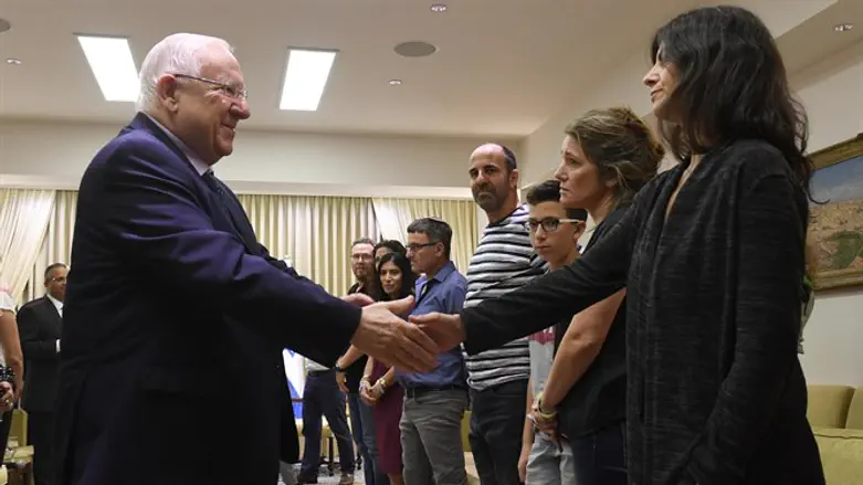 ריבלין והורי הנספים