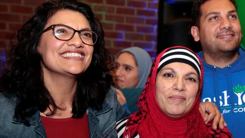 Rashida Tlaib (left)