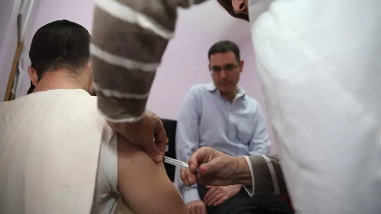 Getting vaccinated in Jerusalem