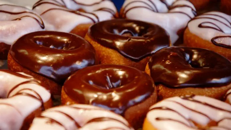 Donuts being prepared for Chanukah (illustrative)