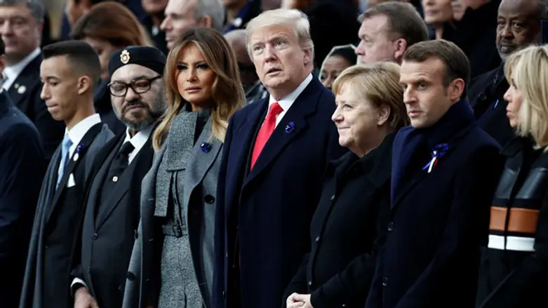 הטקס לציון 100 שנה למלחמת העולם הראשונה