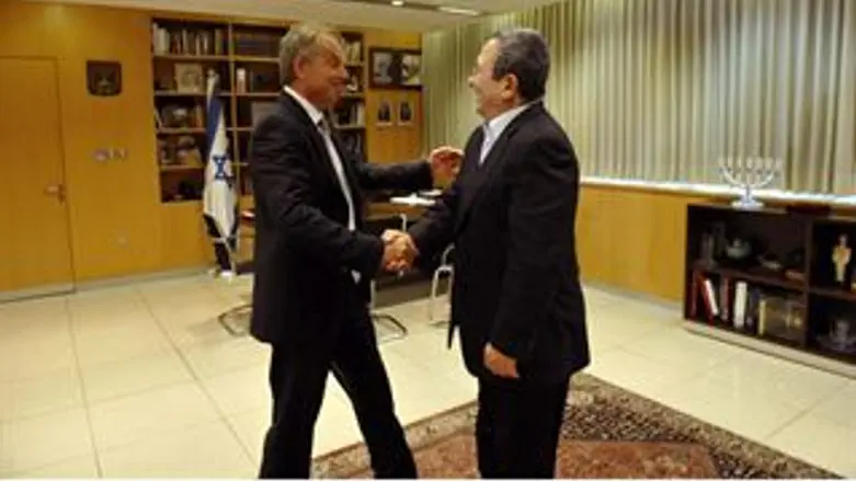 ברק ובלייר בפגישתם