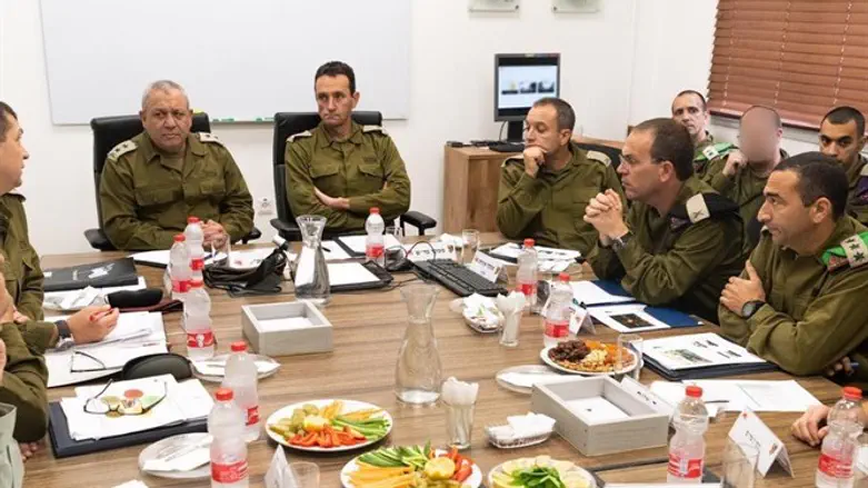 הרמטכ"ל בהערכת מצב באוגדת עזה, היום