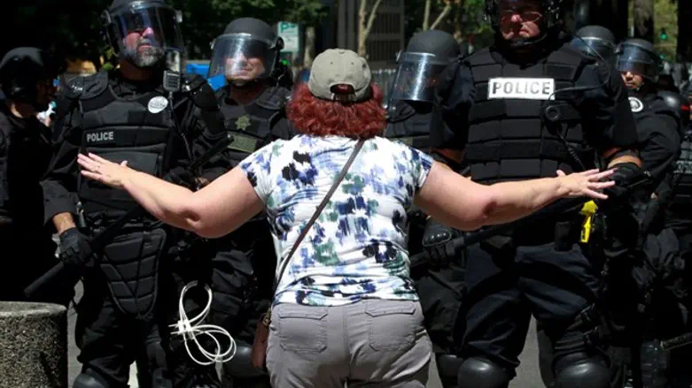 הפגנה בפורטלנד (ארכיון)