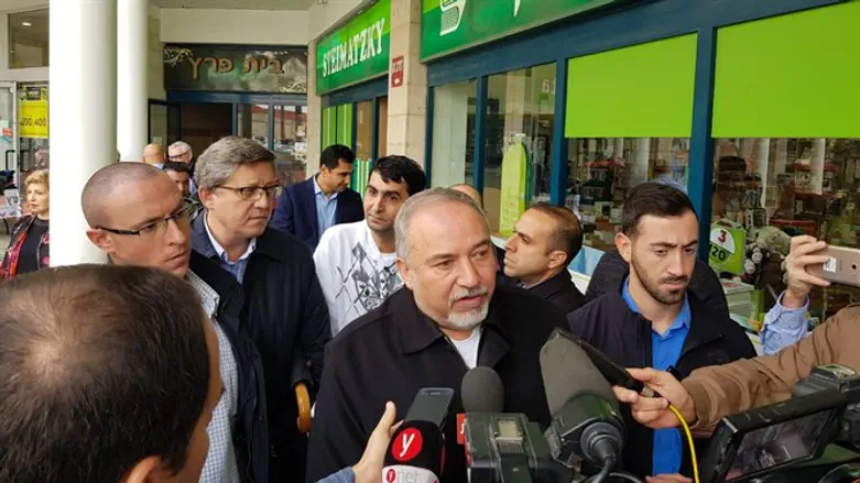 Liberman in Sderot