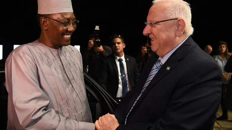 ריבלין ונשיא צ'אד