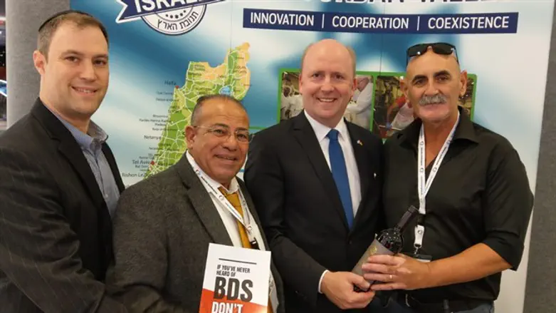 Jordan Valley takes BDS battle to Frankfurt