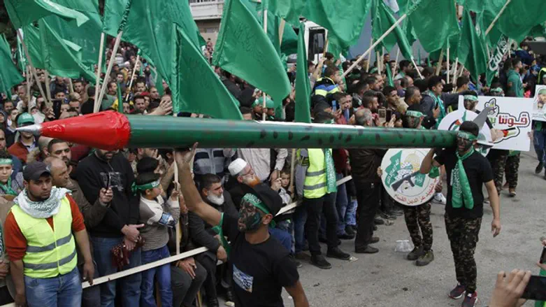 Парад сил ХАМАС в Газе. Иллюстрация