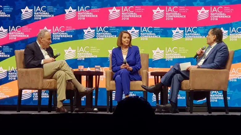 Сабан, Пелоси и Шумер на конференции IAC