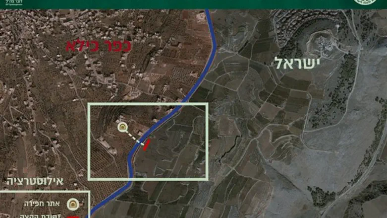 תצלום אוויר של דרום כפר כילא