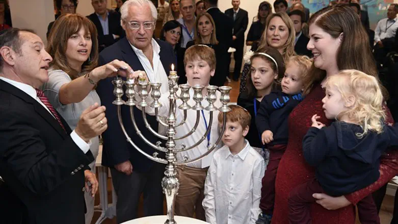 Rabbi Joel Tessler, Tammy Friedman, Ambassador Friedman, Michal Salomon