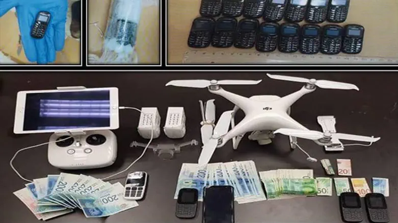 חלק מהממצאים שנתפסו במהלך חקירת ההברחה